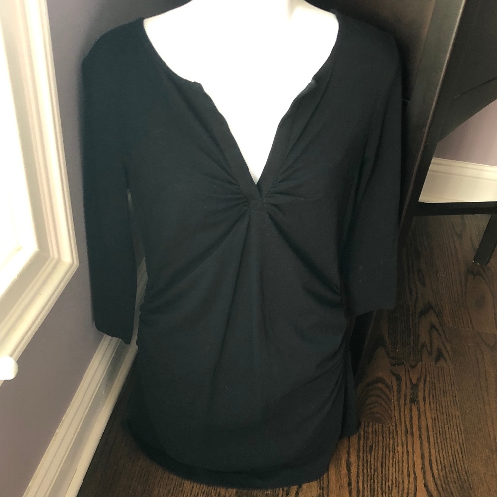 Kenneth Cole REACTION Women Split Neck Tunic S EUC